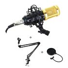 10764896 Wanway Black And Gold Professional Condenser Microphone Mic Kit Comes