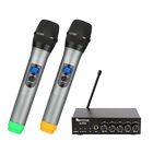 14046 Unbranded Wireless Microphone System Dual Channel Handheld Mic 0799554614046