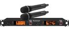 2000h2-935bk Sennheiser Dual Channel Hand Held Wireless Microphone System