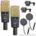 3059z00060 Akg C414 Xlii Large Diaphragm Multi Pattern Condenser Microphone Pair New