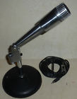 38-504 Claricon Vintage Dynamic Microphone With Base Model Stainless Steel