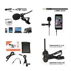 43181290604 Hizek Lavalier Microphone Professional Lapel With Clip On 6433235769482