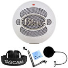 4911-sbbn Blue Microphones Snowball Usb Microphone Tascam Headphone Bundle 836213001851