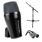 500199 Sennheiser Cardioid Dynamic Microphone Tripod Mic Stand Xlr 686924569641