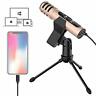 711041547095 Lesyafel Recording Microphone For Iphone With Desktop Tripod