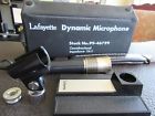 99-46799 Lafayette Vintage Dynamic Microphone Stand Case Works Perfect Nice