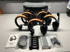 1h4r Accsoon Como Se 400m Wireless Intercom Headset System 2.4g Full Duplex 5-person