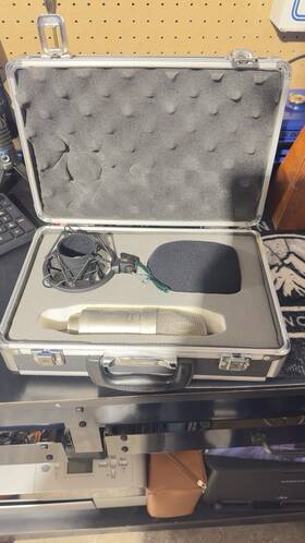 A-51tl Adk Condenser Microphone With Case Used- Untested
