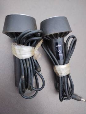 Dm-73 Aiwa Vintage Cardioid Retro 1970s Microphones Untested