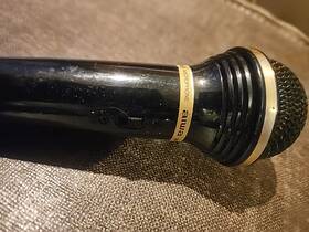 Dm-h100 Aiwa Cardioid Dynamic Microphone Corded Wired Mic Imp 600