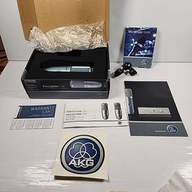 Akg 002761021028 Perception 120 - Cardioid Condenser Microphone With Box Manual And Mount