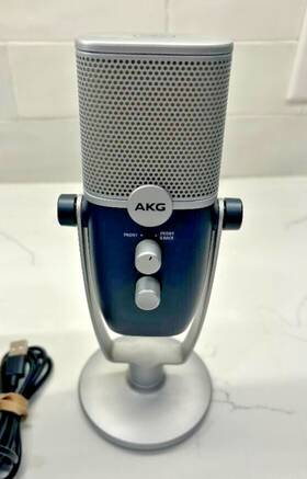 C22-usb Akg Ara Dual Mode Condenser Microphone Stand 4 Recording/podcast/gamer