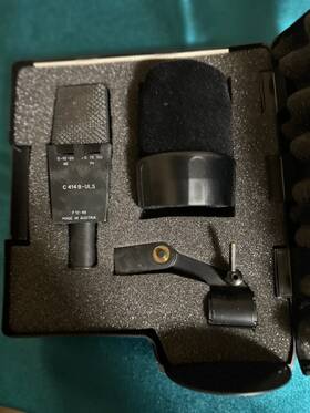 C414-uls Akg Large Diaphragm Condenser Microphone Multi-pattern
