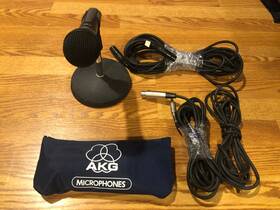 D880m Akg Microphone Lot Of Long Cables Stand -