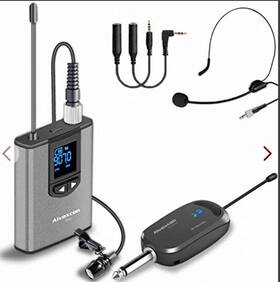 Tg210 Alvoxcon Wireless Headset Lavalier Microphone System -alvoxcon Lapel Mic