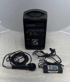 Aplsw720 Amplivox Ipod Wireless Pa System Mobile A. V. Player 30w Amp