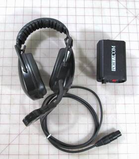 Bp-200f Anchor Audio Protacom H200f Wired Intercom Headset Bp200f Belt Pack Read Description