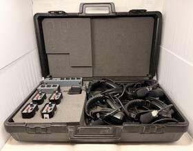 Com-40fc Anchor Audio Portacom By Intercom System With Bp-200 Belt Packs