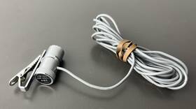 Ecm-1025 Aoi Vintage Mini Lapel Electret Condenser Mic Microphone Japan