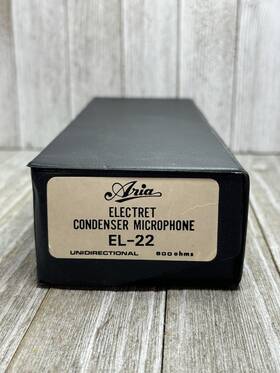 El-22 Aria Vintage Electret Condenser Microphone Untested