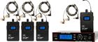 As-1410-4m Galaxy Audio Wireless Personal Monitor Band Pack System Black