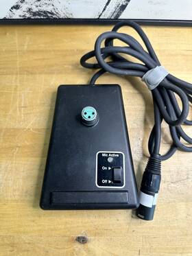 40-112dx Astatic 12dx Microphone Stand With Push Button 40-1