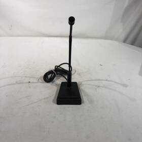 40-112 Astatic Inch Push To Talk Base And Mic Gooseneck Microphone