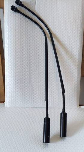 920b Astatic Lot Of 2 920 20 Inch Cardioid Condenser Mini Gooseneck Microphone