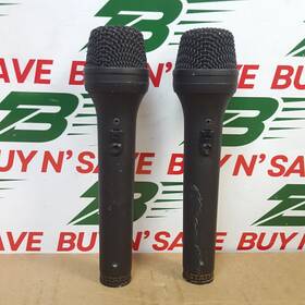 Ctm54 Astatic Lot Of 2- Dynamic Professional Microphones No Cables Used