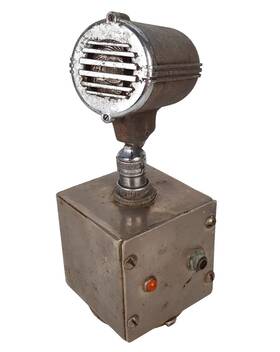 Dn-200 Astatic Vintage 1944 Gray Bullet Head Microphone