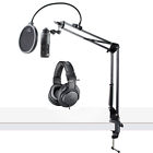 At2020usbplus K3 Audio Technica Mic Knox Boom Arm Accessory Bundle 657379020803