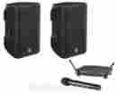 00086792992426 Atw-1102 Dbr12 Yamaha 2x Active 12 Powered Speaker Wireless Mic Proaudiostar