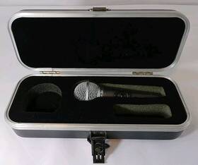 Ad-458 Audio-dyne Vintage Cardioid Stage Ball Mic Microphone And Sbk Hard Case