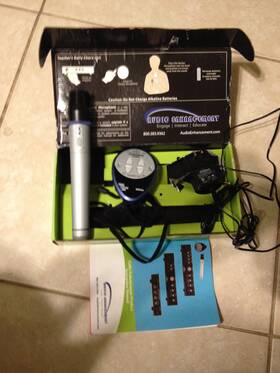Aerc-07 Audio Enhancement Teacher Infrared Microphones Aeh-07 And Charger