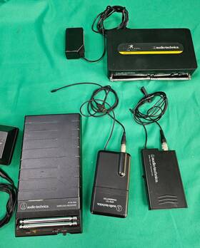 T701 Audio-technica 701h Atw R700 Uhf Receiver R03 Wireless 2 Transmitters T27 And Mics