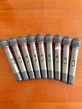 Aew-t4100a Audio Technica Microphones Lot Of 9