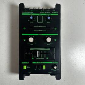 At-mx20 Audio-technica Black Portable Manual Programing Line Mixer Stereo