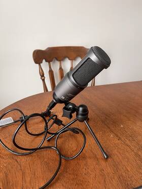 At2020usbplus-cr Audio-technica Cad A720 Usb Condenser Microphone Cardioid Tested And Working