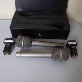 At813r Audio-technica Microphone Pair - Vintage Early 1980s