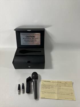 Atm5r Audio-technica Vintage Condenser Microphone Rare Htf. No Cord Mic