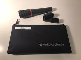 Atm63he Audio-technica Instrument Dynamic Mic Hypercardioid 1990s Japan Tested