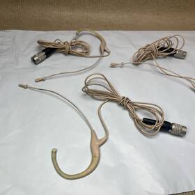 Bp893cw-th Audio Technica Lot Of 3 Headset Mic