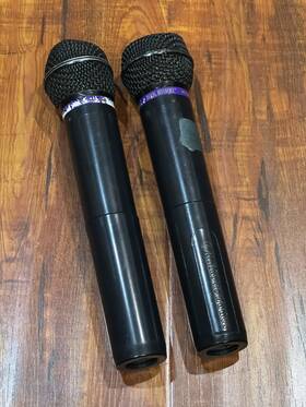 Dr-t26a Audio Technica Lot Of 2 Mic Digital Reference Wireless Microphone