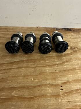 Es947 Audio-technica Lot Of 4 Cardioid Boundry Consenser Mic Table Mount