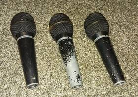 St95 Audio-technica Vtg Mkii Microphone Lot Of 3