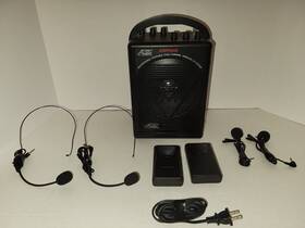 Awp604b Audio2000s Audio 2000s Rechargeable Portable Dual-channel Wireless Pa System