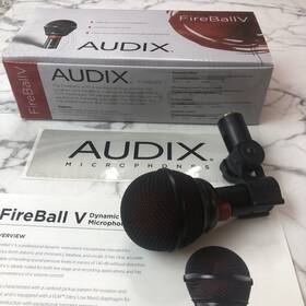 Audix 687471121320 Fireball V Harmonica / Beatbox Microphone With Volume Control And Mic Clip