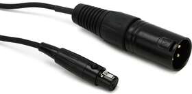 Cblm25 Audix Mini Xlr Female To Male Cable - 25 Foot Black