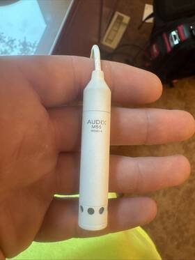 M55w-rst-01 Audix High-output Hanging Ceiling Microphone White
