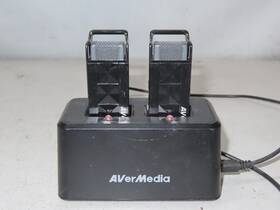 Aw315c Avermedia Aw315t Wireless Single Microphone With Dock And Power Adapter
